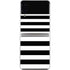 White and Black Stripes Galaxy Z Flip3 5G Skin